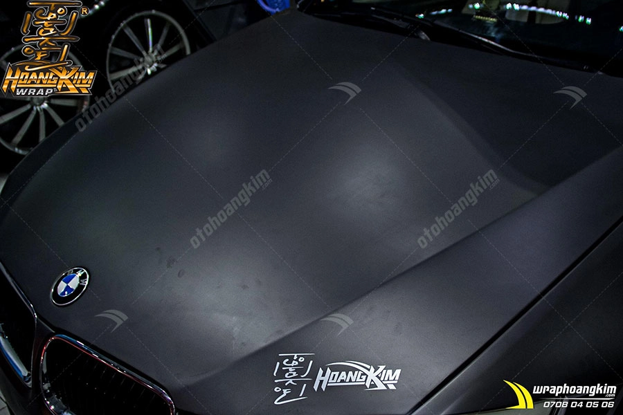 Dán đổi màu xám mờ Bmw 320i - Ảnh 3