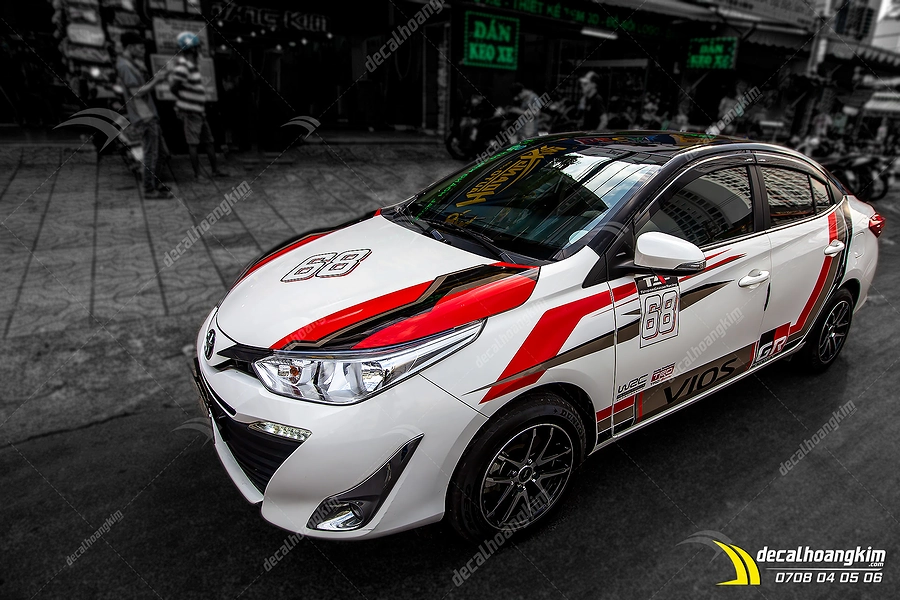 Tem Xe Toyota Vios - TVI042 - Ảnh 1