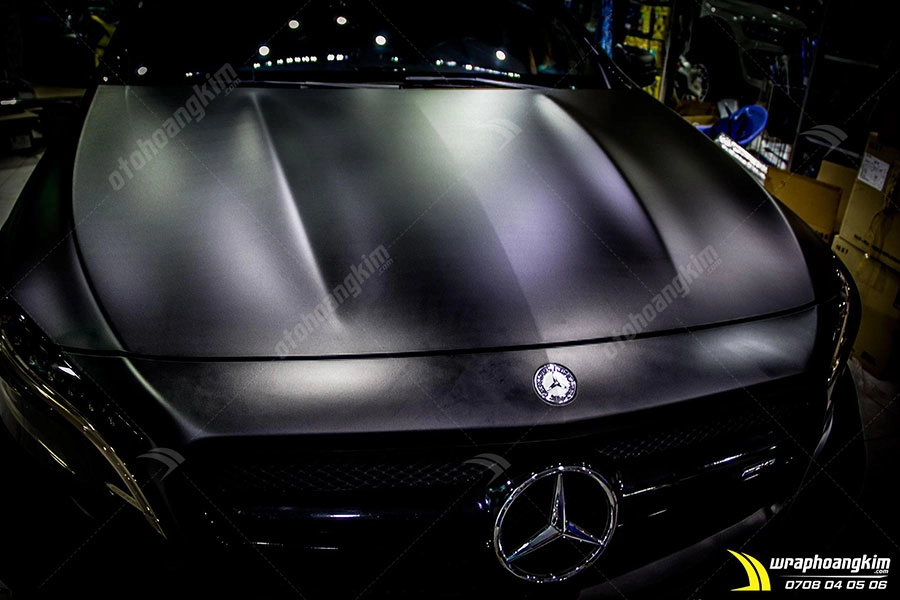 Dán đổi màu đen mờ Mercedes GLA 45 - Ảnh 7