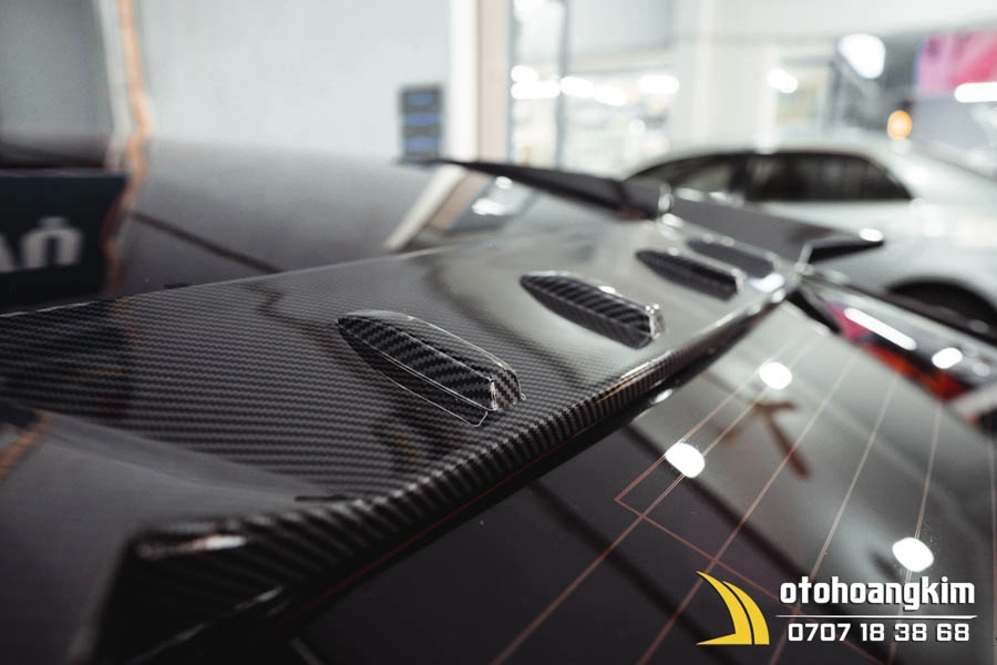 Đuôi Cá Thấp Honda Civic Vân Carbon - Ảnh 4