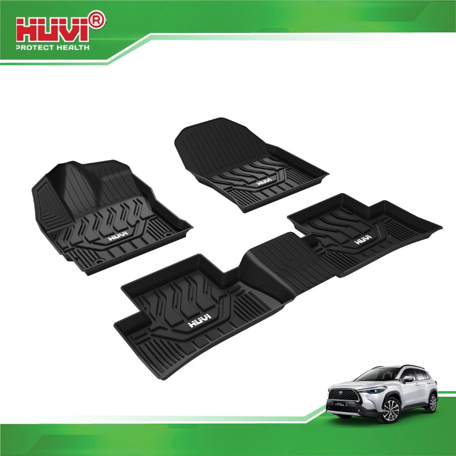 Thảm lót sàn Huvi ô tô ToyotaCorolla Cross 2021 3D - Ảnh 1