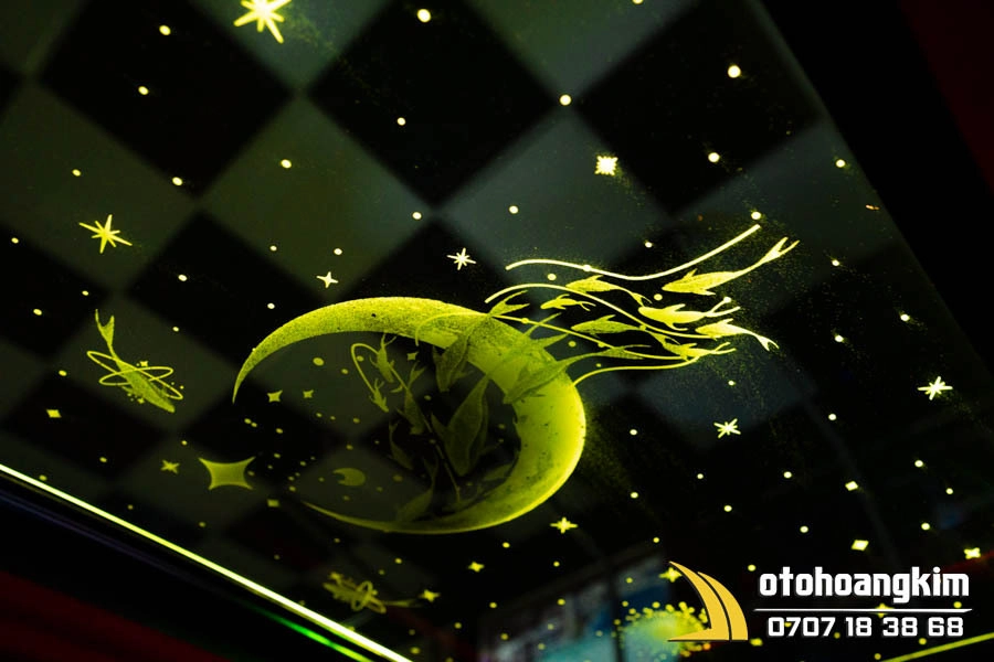 Led trần Starlight UV ma trận cho Kia Carnival - Ảnh 4