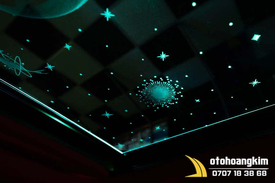 Led trần Starlight UV ma trận cho Kia Carnival - Ảnh 3