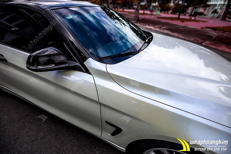Dán đổi màu Candy trắng Bmw 428I - Ảnh 3