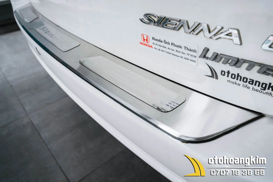 Chống Trầy Cốp Sơn Toyota Sienna 2008 Inox - Ảnh 3