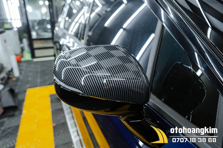 Ốp Gương Chiếu Hậu Kia Carnival 2022 Cacbon - Ảnh 1