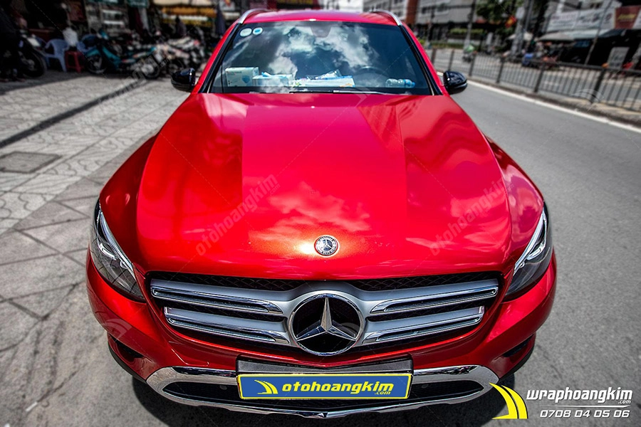 Dán đổi màu Candy đỏ Mercedes GLC 250 - Ảnh 4