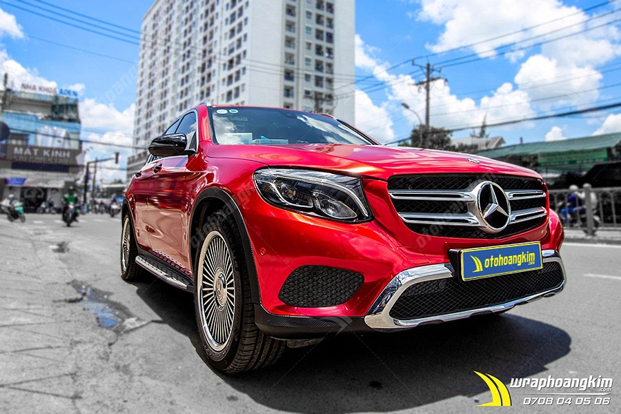 Dán đổi màu Candy đỏ Mercedes GLC 250 - Ảnh 7