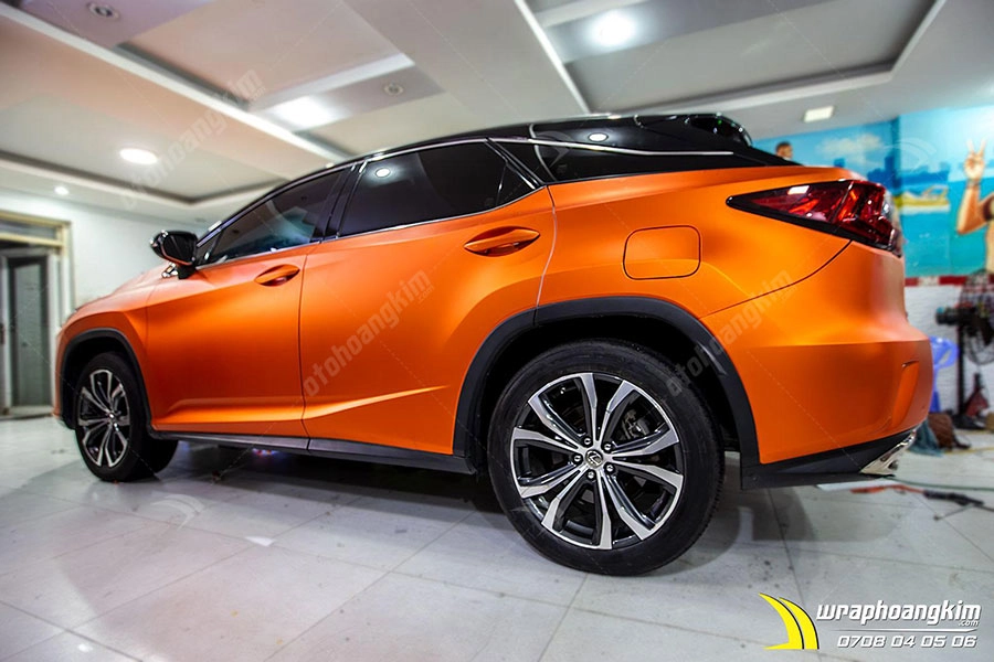 Dán đổi màu cam mờ Lexus RX Rx 200T - Ảnh 1