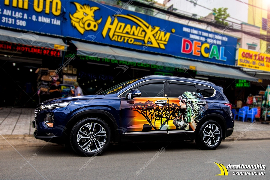 Tem Xe Hyundai Santafe - HSA018 - Ảnh 1