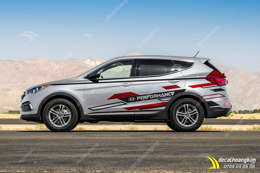 Tem Xe Hyundai Santafe - HSA019 - Ảnh 1