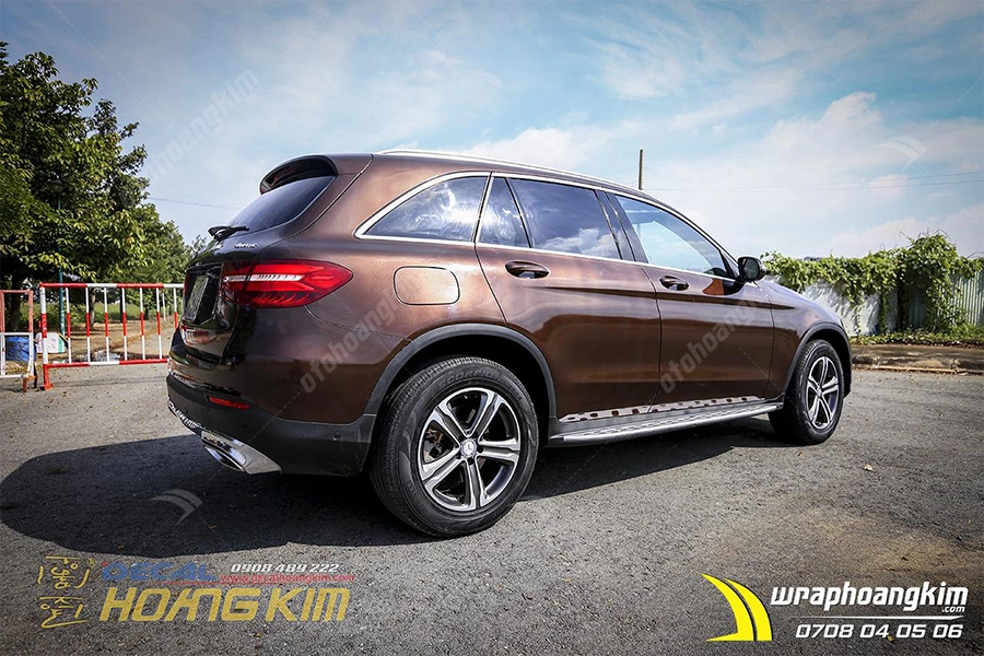 Dán đổi màu Candy nâu Mercedes GLC 250 - Ảnh 4