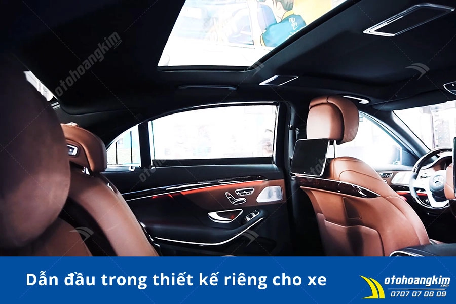 Dán phim cách nhiệt 3M Mercedes S450 - Ảnh 3