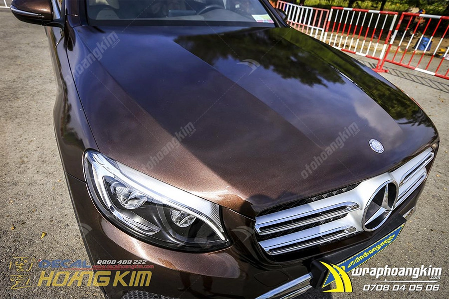 Dán đổi màu Candy nâu Mercedes GLC 250 - Ảnh 5