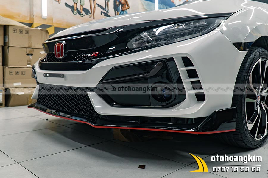 Ốp cản trước Honda Civic Type R - Ảnh 3