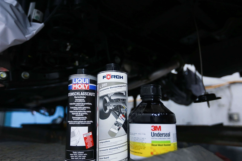 Sơn phủ gầm xe ô tô Hyundai Santafe tại Tp.HCM