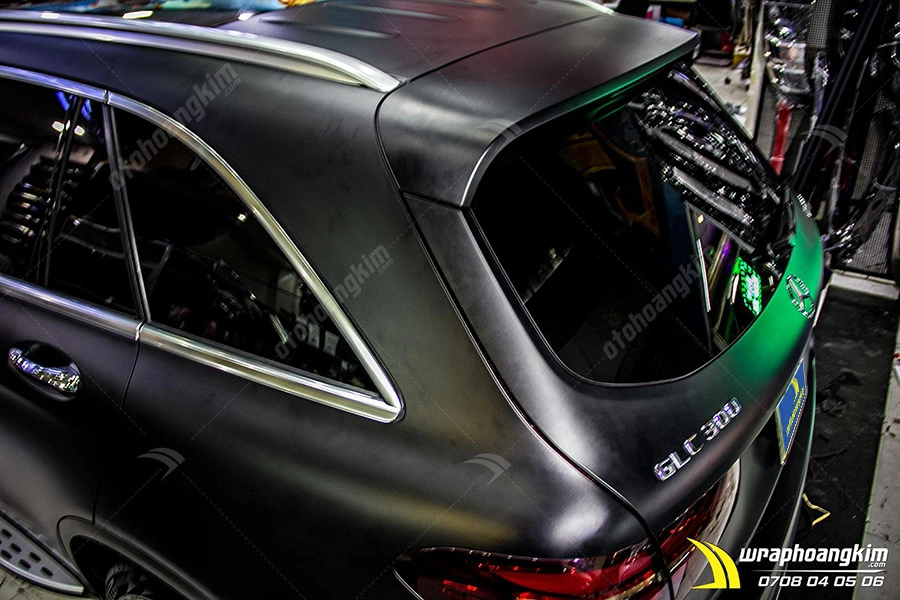 Dán đổi màu đen mờ Merceades Mercedes GLC 300 - Ảnh 2