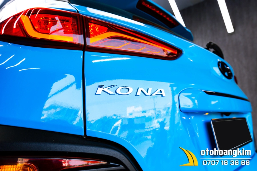 Dán Đổi Màu Candy Xanh Hyundai Kona - Ảnh 20