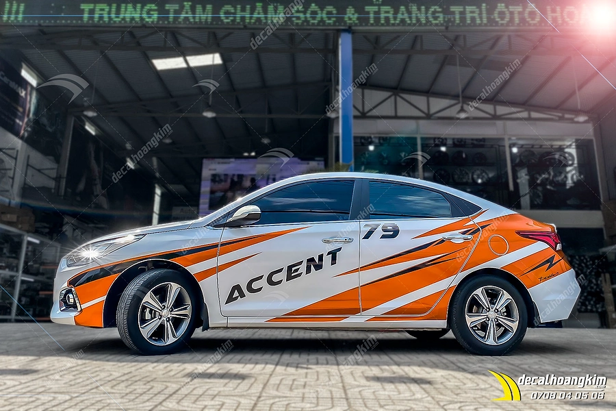 Tem Xe Hyundai Accent - HAC033 - Ảnh 1