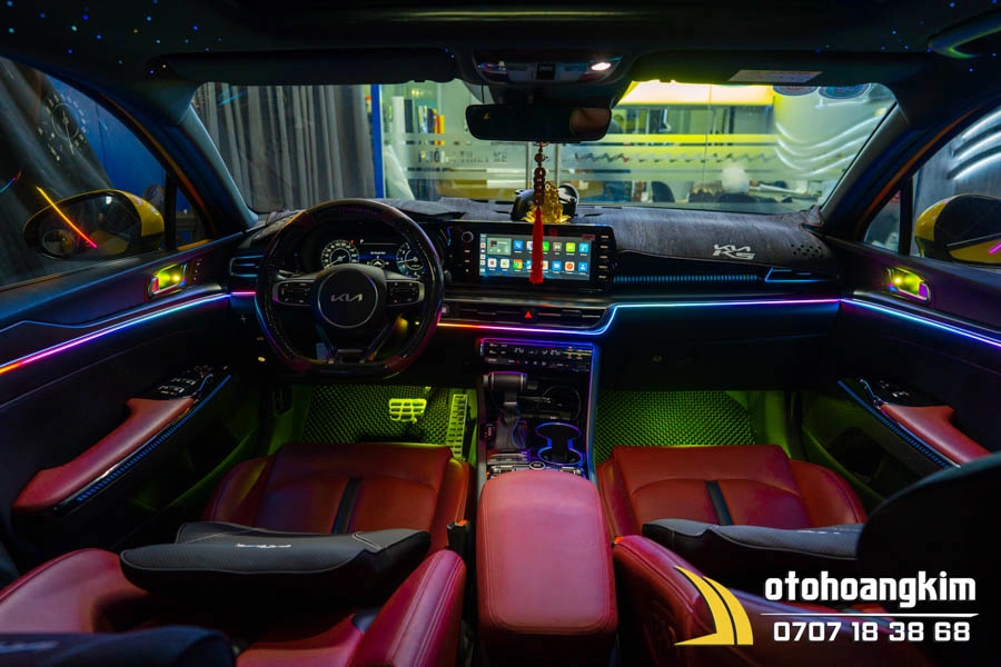 Led Nội Thất Ma Trận Hãng Ambient Cho Kia K5 - Ảnh 8
