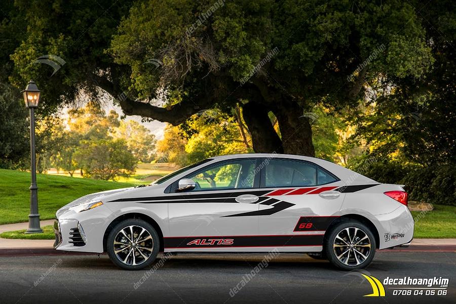 Tem Xe Toyota Altis - TAL012 - Ảnh 1