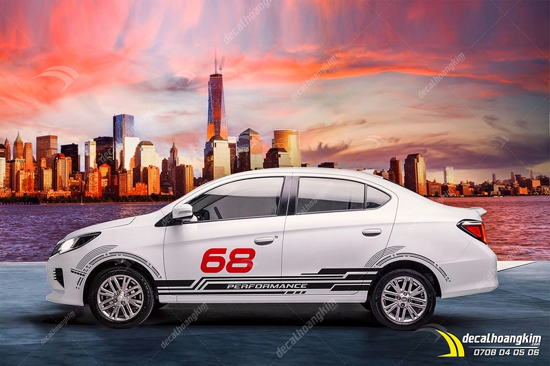 Tem Xe Mitsubishi Attrage - MAT010