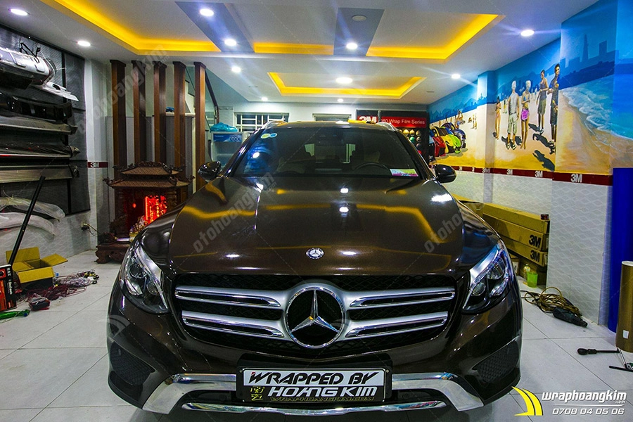 Dán đổi màu Candy nâu Mercedes GLC 250 - Ảnh 3
