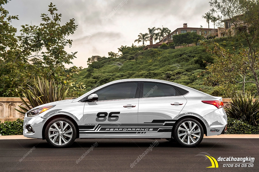 Tem Xe Hyundai Accent - HAC032 - Ảnh 1