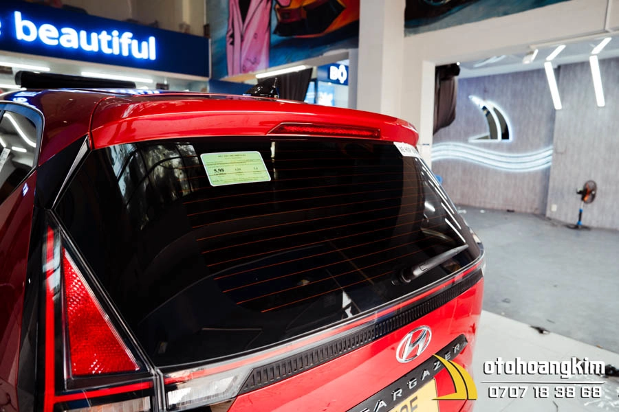 Dán phim cách nhiệt Ntech tiêu chuẩn xe 7 chỗ full Hyundai Stargazer - Ảnh 2