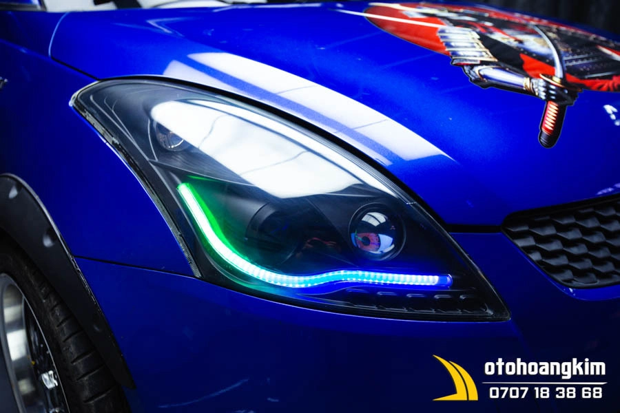 Led Mắt Liếc Độ Bi Suzuki Swift - Ảnh 6