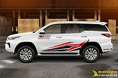 Tem Xe Toyota Fortuner - TFO136