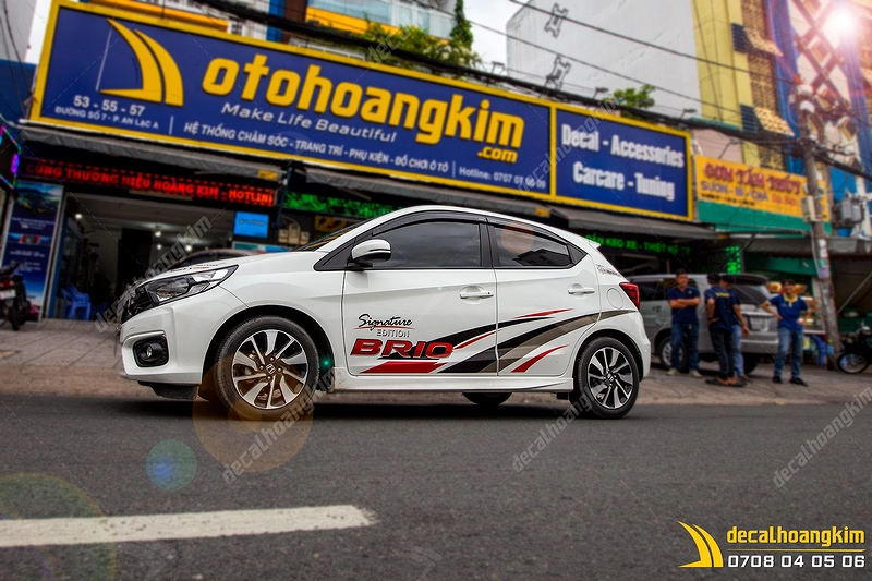 Tem Xe Honda Brio - HBR011