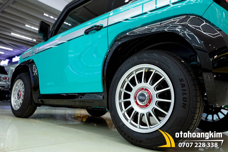 Độ mâm xe VF3 cao cấp - Ảnh 2