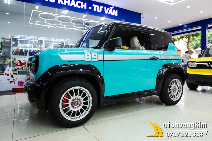 Độ mâm xe VF3 cao cấp - Ảnh 1