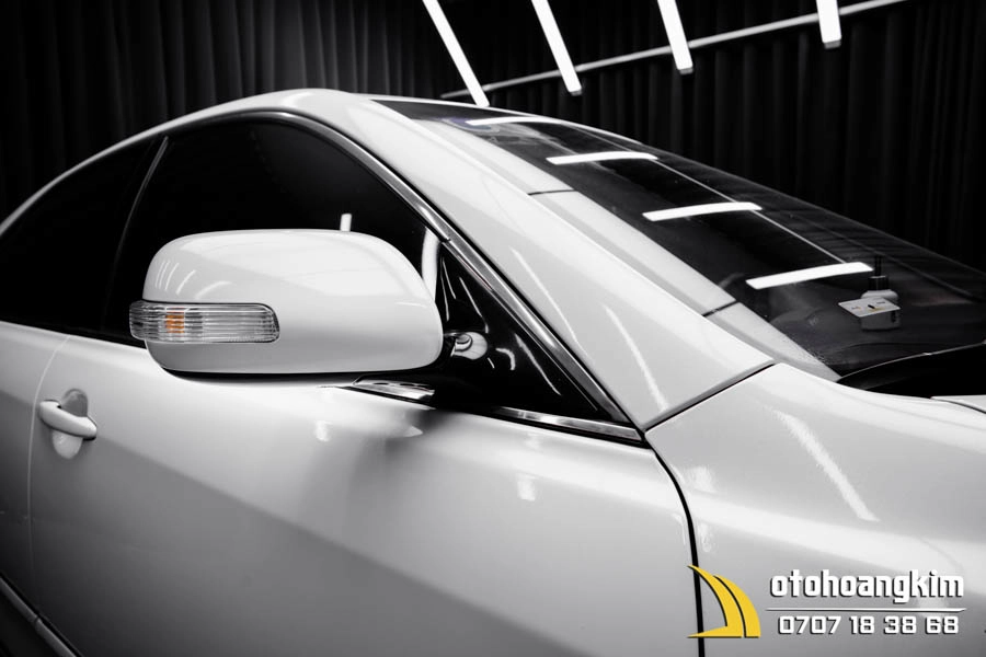 Wrap Đổi Màu Xe Toyota Camry 2010 Màu Trắng Sang TRỌNG - Ảnh 5