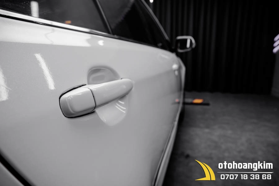 Wrap Đổi Màu Xe Toyota Camry 2010 Màu Trắng Sang TRỌNG - Ảnh 6