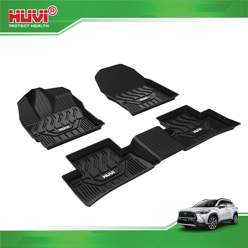 Thảm lót sàn Huvi ô tô ToyotaCorolla Cross 2021 3D