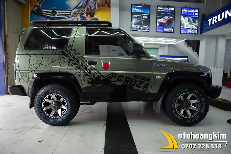 Nâng cấp mâm xe Daihatsu Feroza