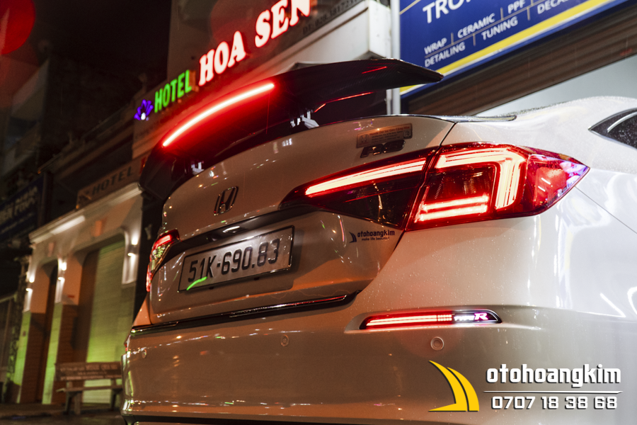 Led Gầm Sau Honda Civic 2022+ Mẫu Type R - Ảnh 3