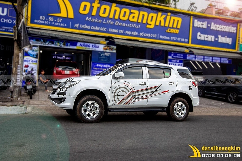 Tem Xe Chevrolet Trailblazer - CTR014