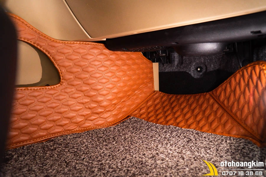 Thảm 5D Da Cacbon Kèm Thảm Rối Xe Kia Sedona - Ảnh 1