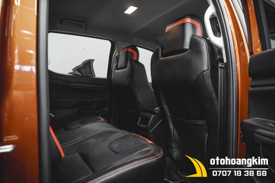 Áo Ghế Da Công Nghiệp Phối Da Lộn + Độ Ghế Raptor - Ảnh 13