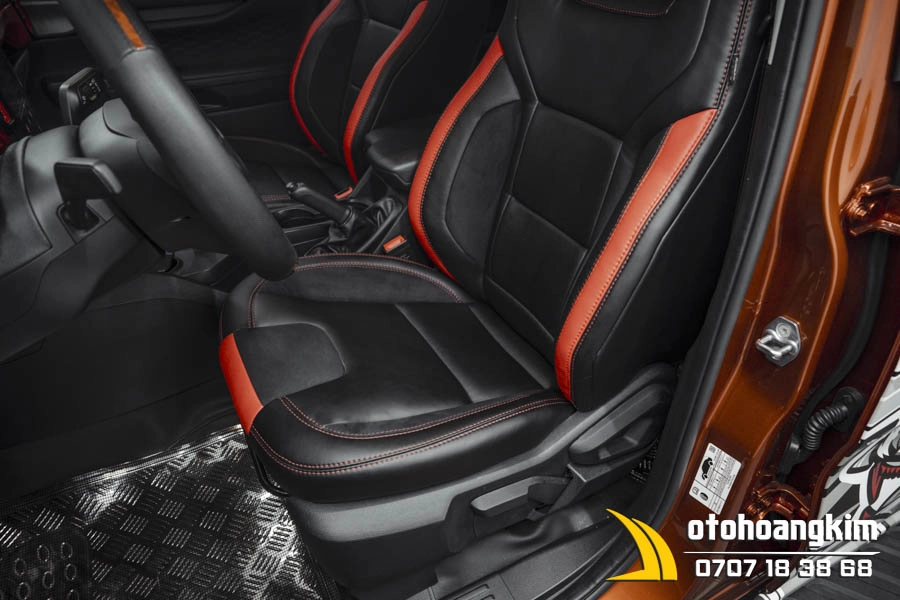 Áo Ghế Da Công Nghiệp Phối Da Lộn + Độ Ghế Raptor - Ảnh 10