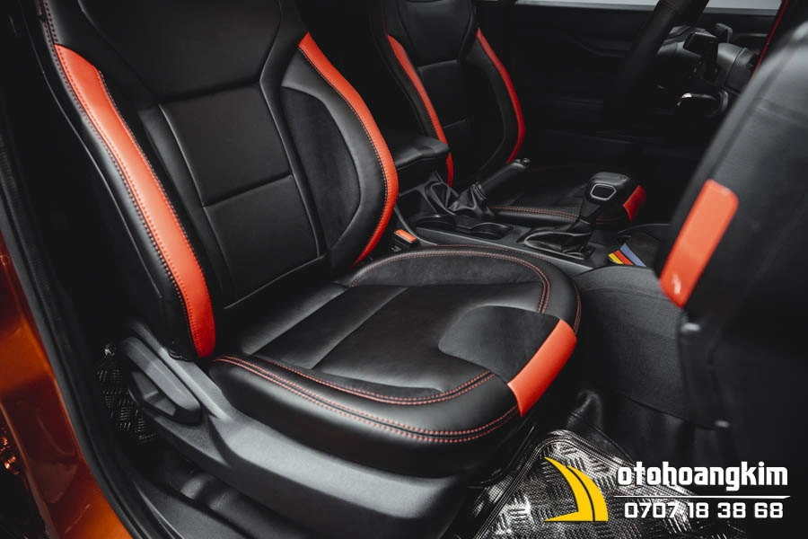 Áo Ghế Da Công Nghiệp Phối Da Lộn + Độ Ghế Raptor - Ảnh 15