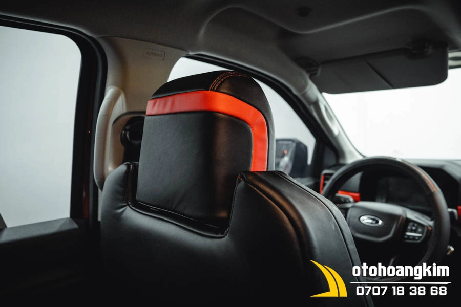 Áo Ghế Da Công Nghiệp Phối Da Lộn + Độ Ghế Raptor - Ảnh 6