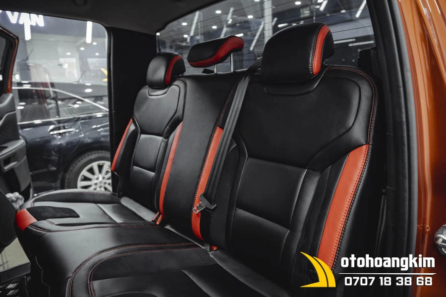 Áo Ghế Da Công Nghiệp Phối Da Lộn + Độ Ghế Raptor - Ảnh 18