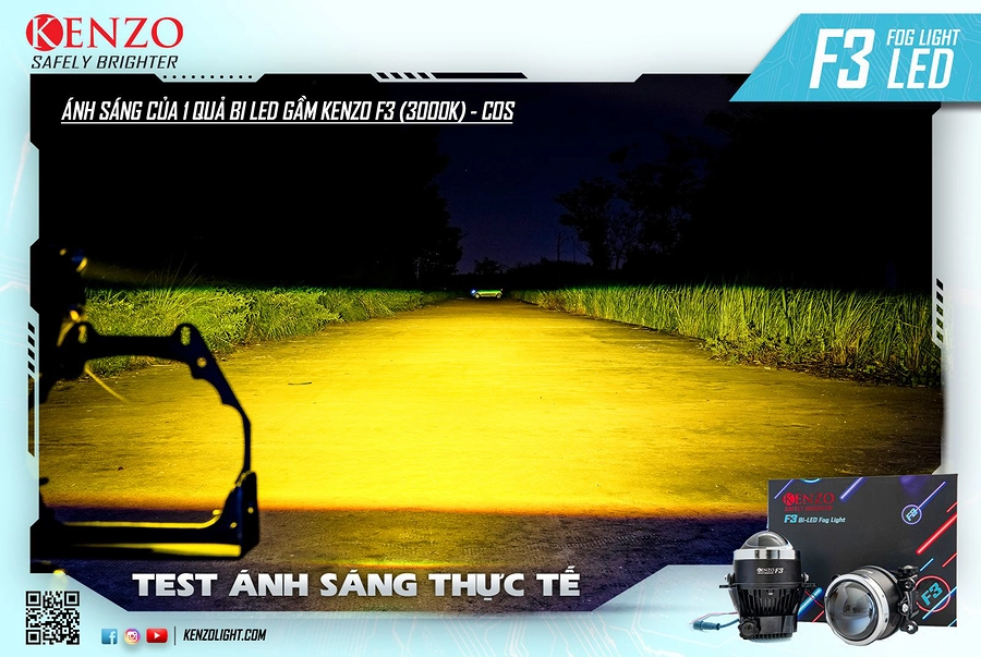 Bi Led gầm Kenzo F3 - 2.5 - Ảnh 10