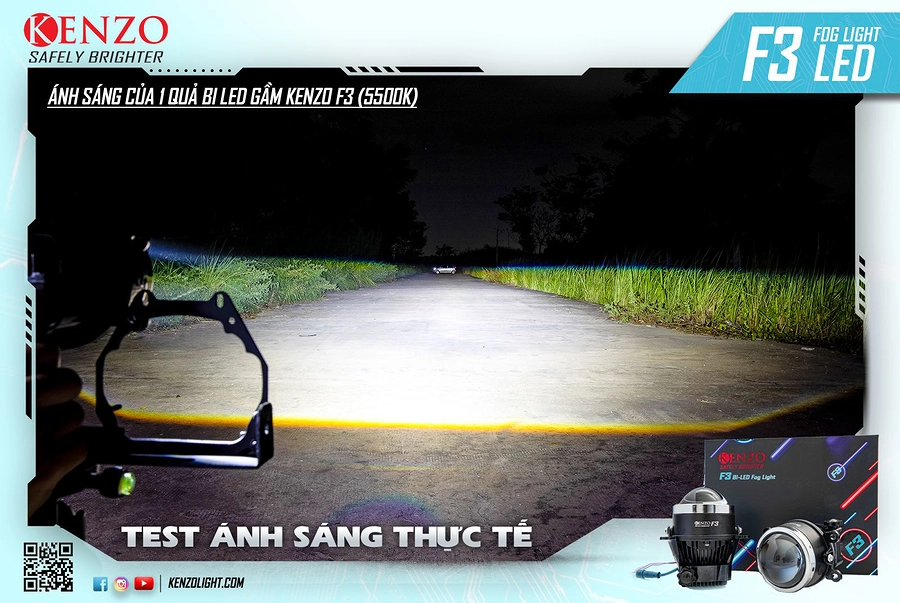Bi Led gầm Kenzo F3 - 2.5 - Ảnh 8