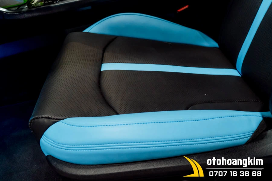 Áo Ghế 4 Chỗ Da CN Thái Lan Kia K5 Màu Xanh – Đen - Ảnh 4