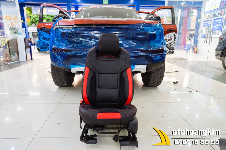 Áo Ghế Da Công Nghiệp Phối Da Lộn + Độ Ghế Raptor - Ảnh 21